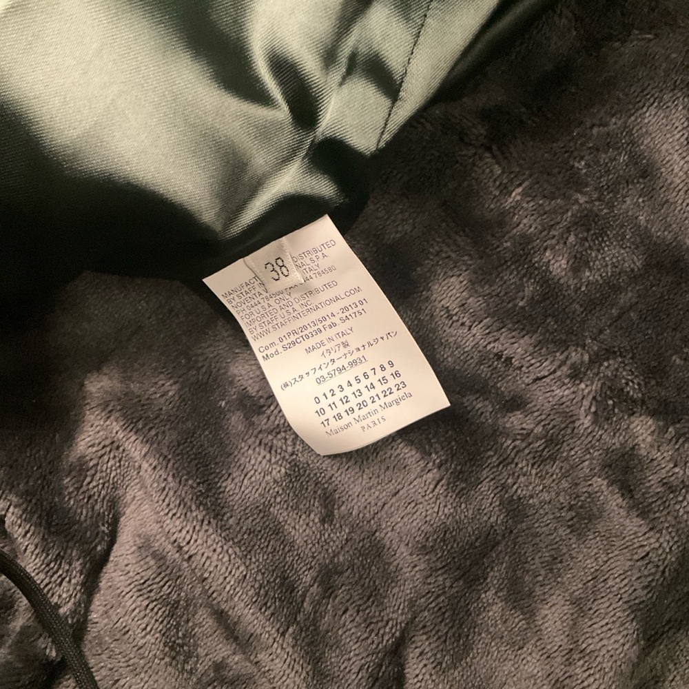 Maison Martin Margiela Forest Green Satin dress